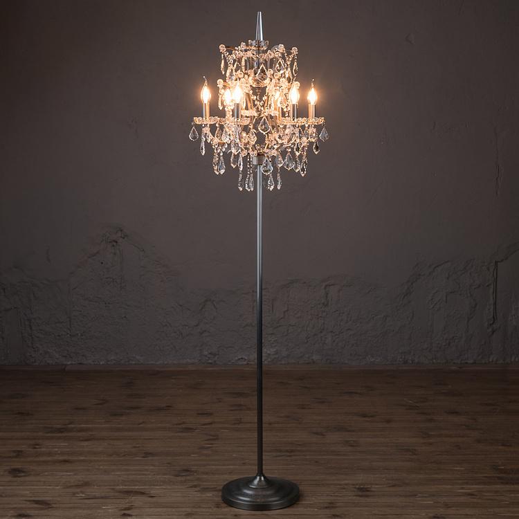 Хрустальный торшер Кристалл Crystal Floor Lamp