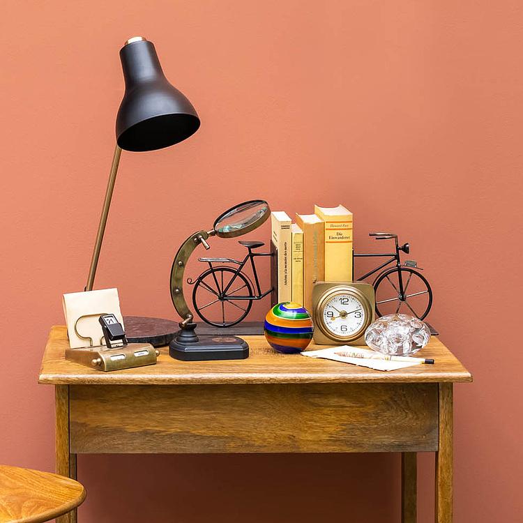 Набор из двух держателей для книг Велосипед Bookend Bike