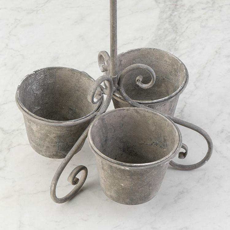 Подставка для цветов Флюгер Weathercock Round Planters