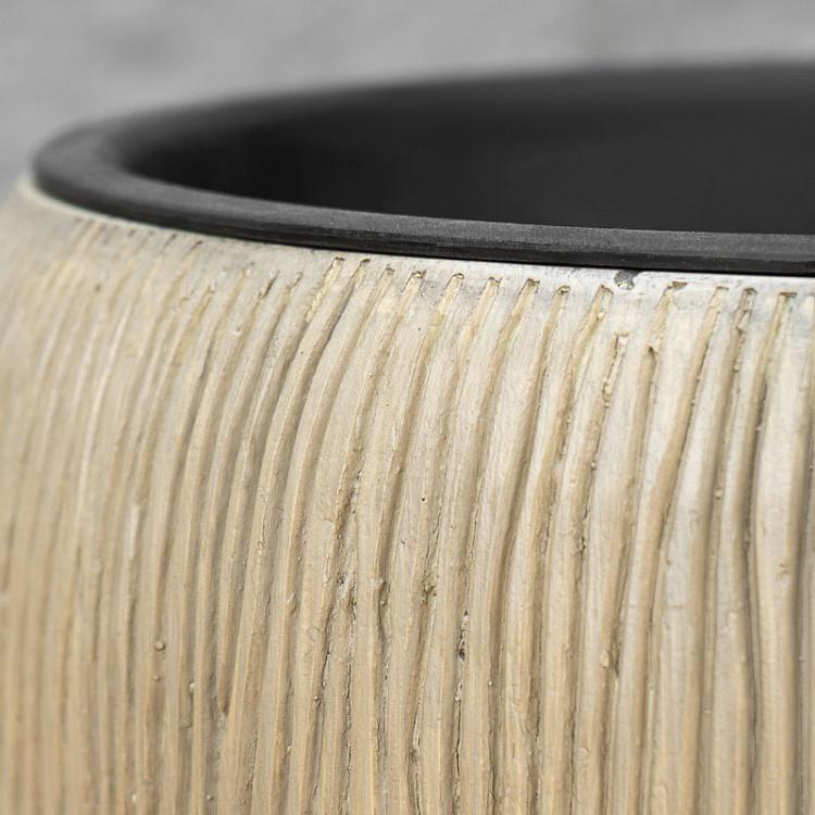 Кашпо-чаша Эффектори Вау капучино, S Effectory Wow Bowl Pot Cappuccino Small