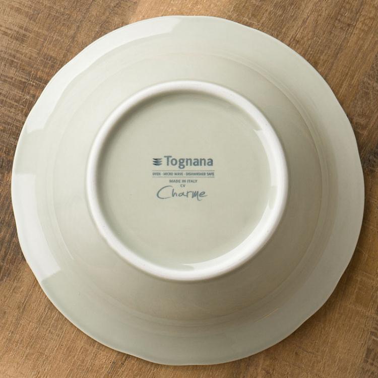 Серо-зелёная салатница Старая Вена, S Vecchio Vienna Salad Bowl Small Sage Green