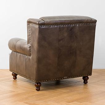 Кресло Churchill Armchair RM натуральная кожа Antique Master