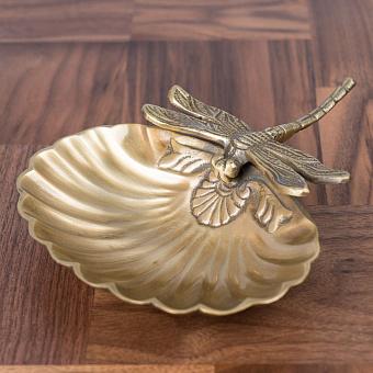 Dragonfly Tray Brass Finish