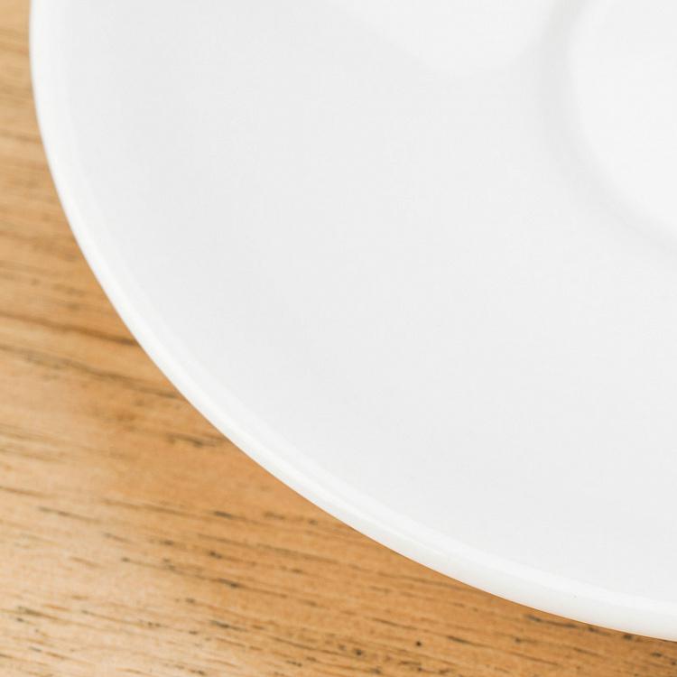 Белое блюдце, S Saucer White Small
