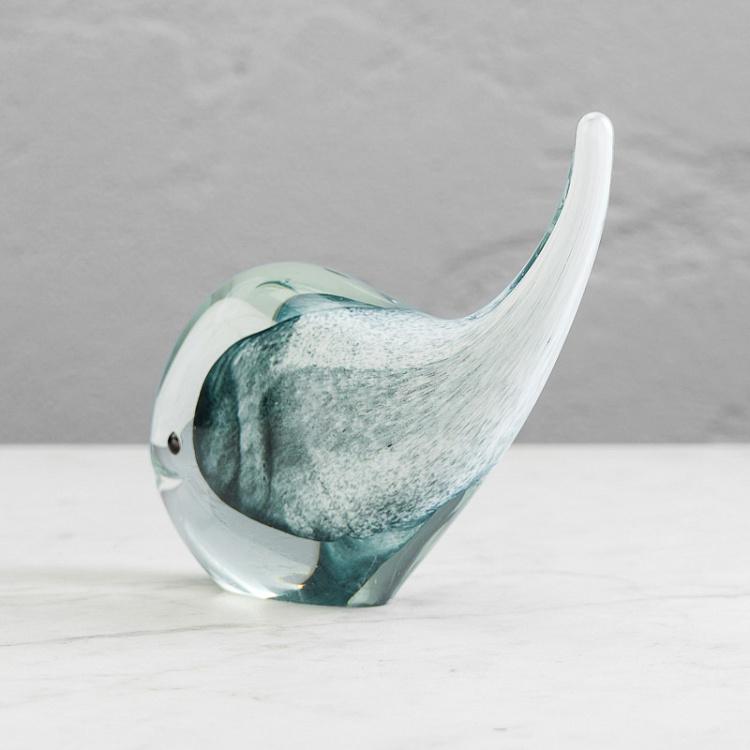 Пресс-папье Серый кит Glass Paperweight Grey Whale