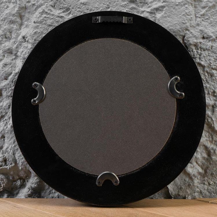 Картина-принт в круглой раме Угольные синицы Mesange Charbonnieres Cadre Rond