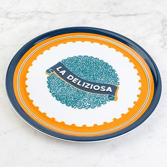 Bel Paese Pizza Plate La Deliziosa