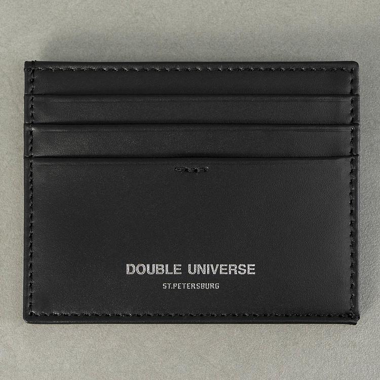 Кожаный картхолдер Двойная Вселенная Double Universe Cardholder
