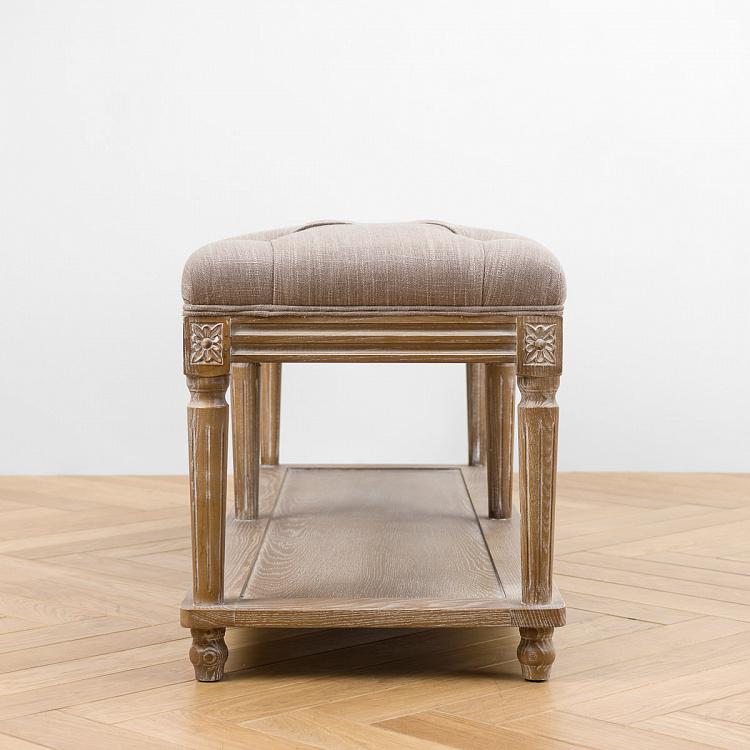 Скамейка Жан-Пьер, песочные ножки Jean-Pierre Ottoman, Oak Sandwashed