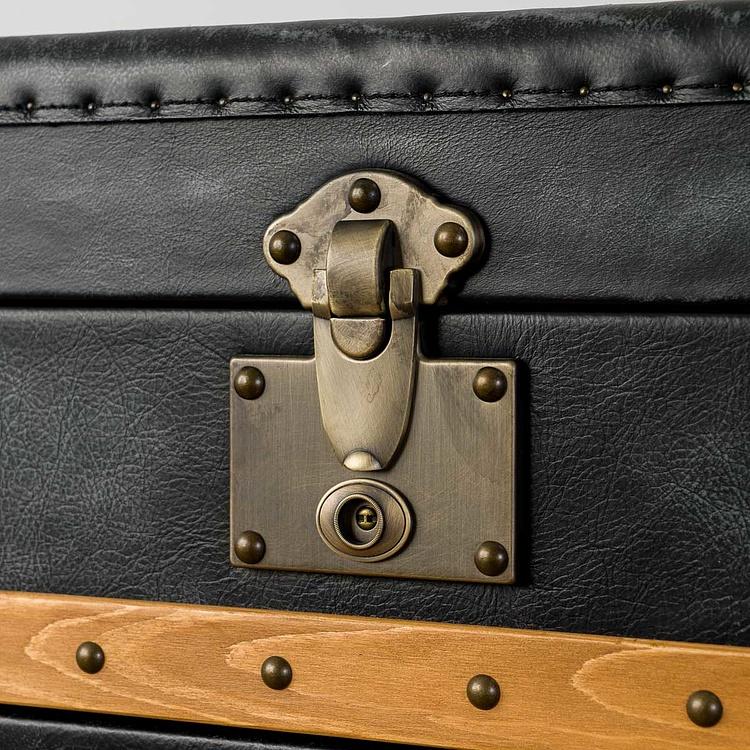 Комод-сундук Трансатлантик, светлое дерево,  H Transatlantic Chest High, Light Wood D