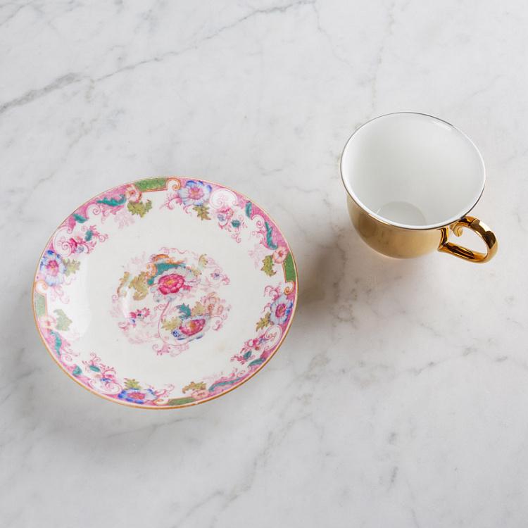 Чайная пара Reflect Cauldon золото Reflect Cauldon Gold