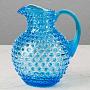 Кувшин Pitcher Hobnail Turquoise Large