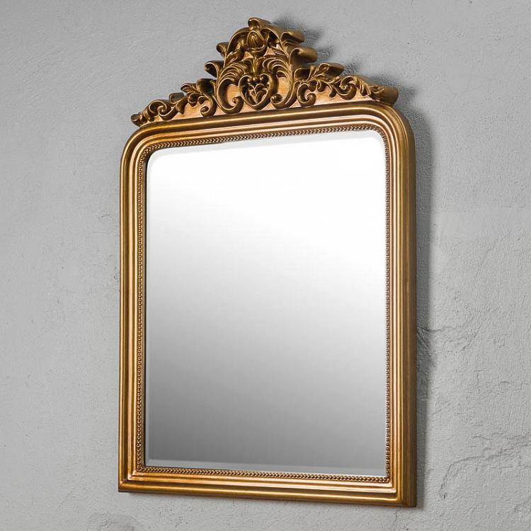 Зеркало в золотой раме Алиса Alice Mirror Gold