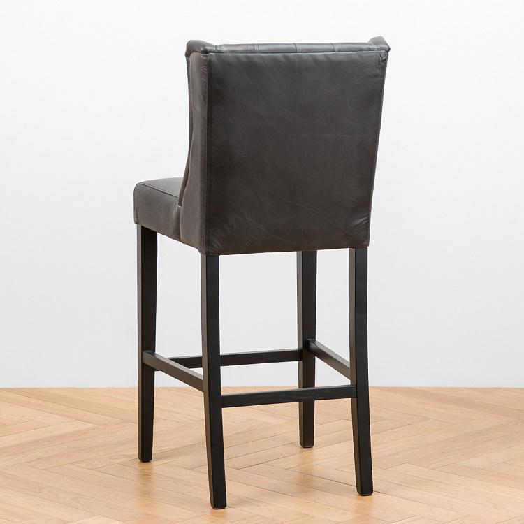 Барный стул Кровавая Мэри, чёрные ножки Bloody Mary Barstool, Oak Black