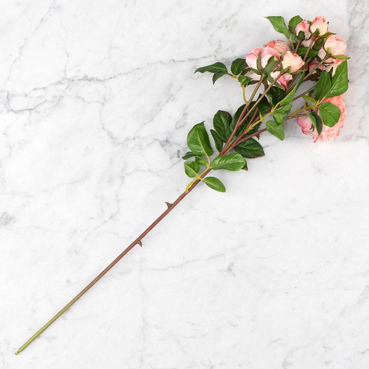 Искусственная роза Дэвид Остин розово-кремовая David Austin Rose Pink Cream 51 cm