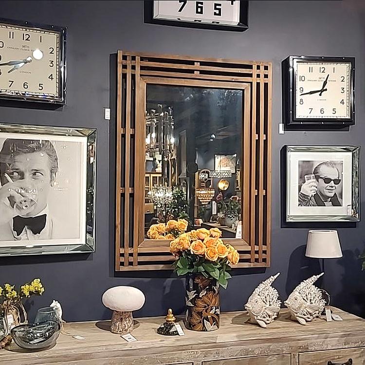 Зеркало с рамой-решёткой 1 Lattice Mirror 1