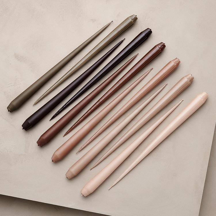 Парафиновая свеча конусная матовая Taper Candle Matt