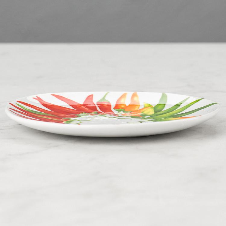 Десертная тарелка Средиземноморская диета Чили Dieta Mediterranea Peperoncini Dessert Plate