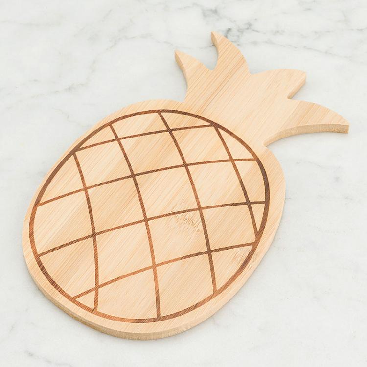 Сервировочная доска из бамбука Ананас Bamboo Pineapple Board