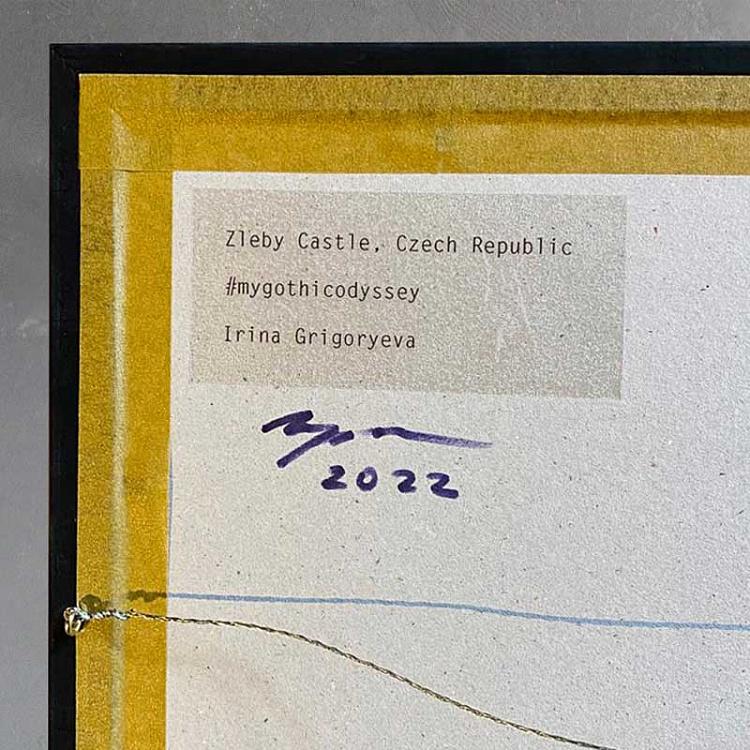 Фотография в рамке Замок Жлебы, Чехия Zleby Castle Czech Republic Photo