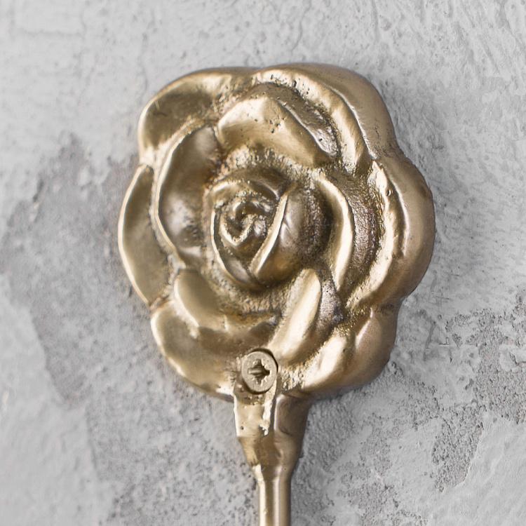 Крючок Золотистая роза Golden Rose Hook With Ceramic Ball