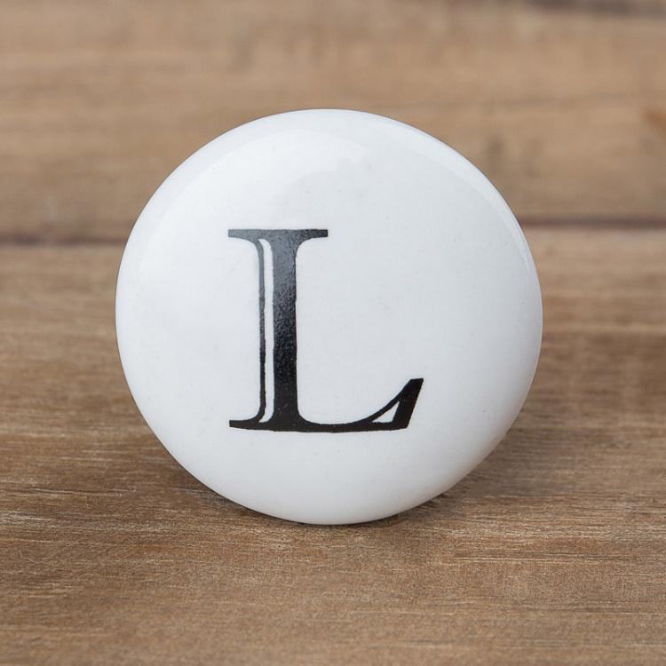 Мебельная ручка Алфавит L Alphabet Knob L