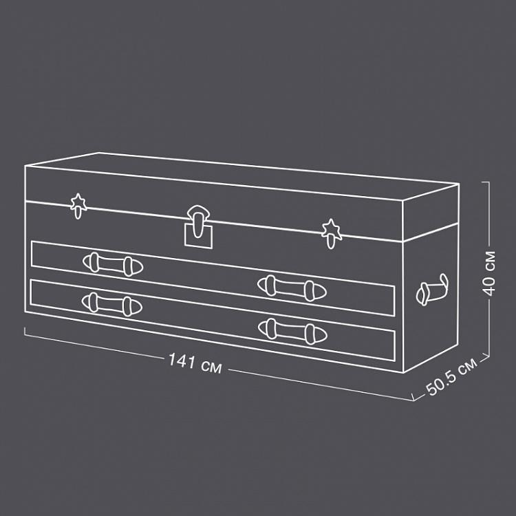 Комод-сундук Хэрроу, M Harrow Trunk Medium