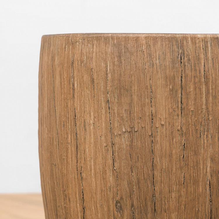 Кашпо-чаша Эффектори светлый дуб, L Effectory Wood Bowl Pot Light Oak Large