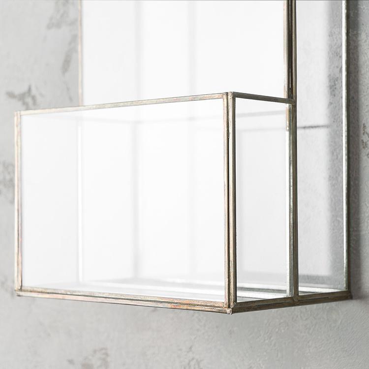 Двойная стеклянная полка Magazine Holder With 2 Glass Boxes