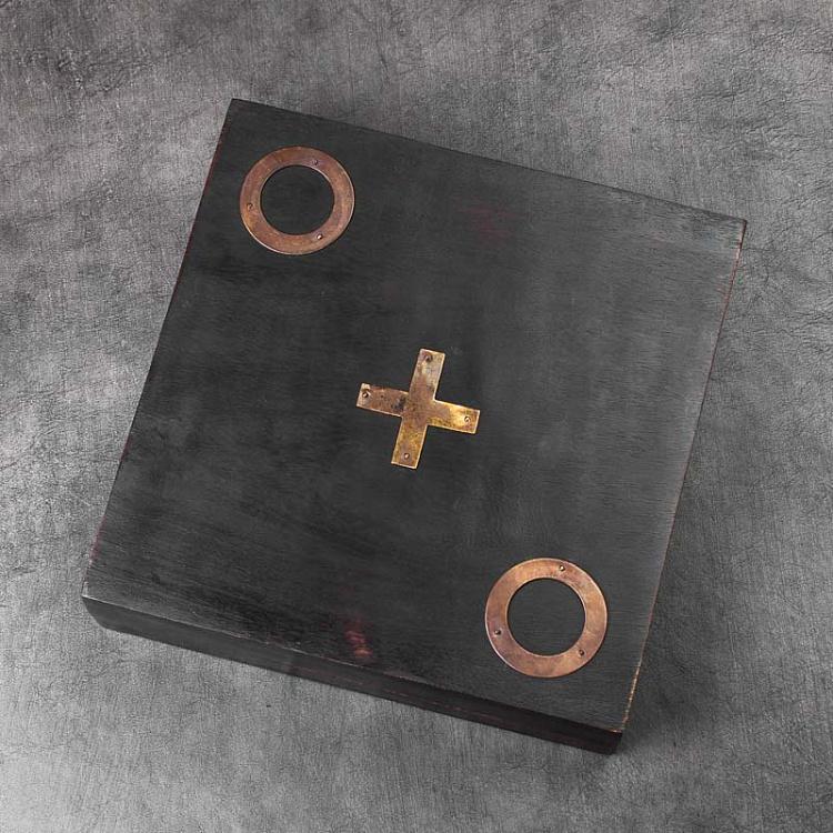 Настольная игра Крестики-нолики в шкатулке Wooden OXO Game