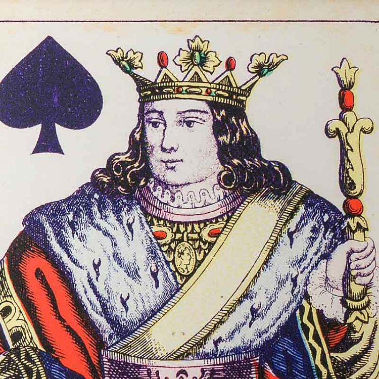 Картина-принт Пиковый Король Cards Konig Spades