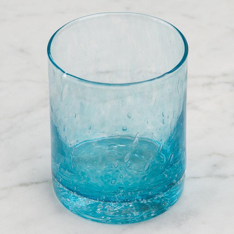 Лазурно-голубой стакан Пузырьки Bulle Craft Whisky Gobelet Bleu Azur