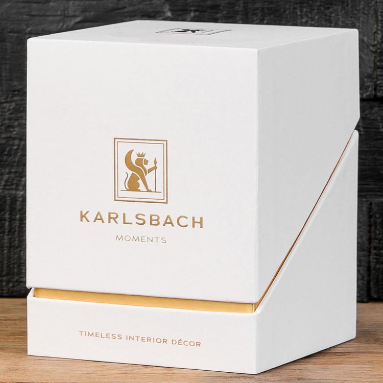 Аромасвеча в салатовом стакане с золотой крышкой Роза Aroma Candle In Light Green Glass With Gold Lid Rose