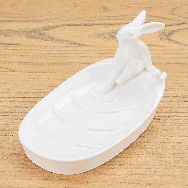 Мыльница с кроликом и уточкой Rabbit And Duck Soap Dish