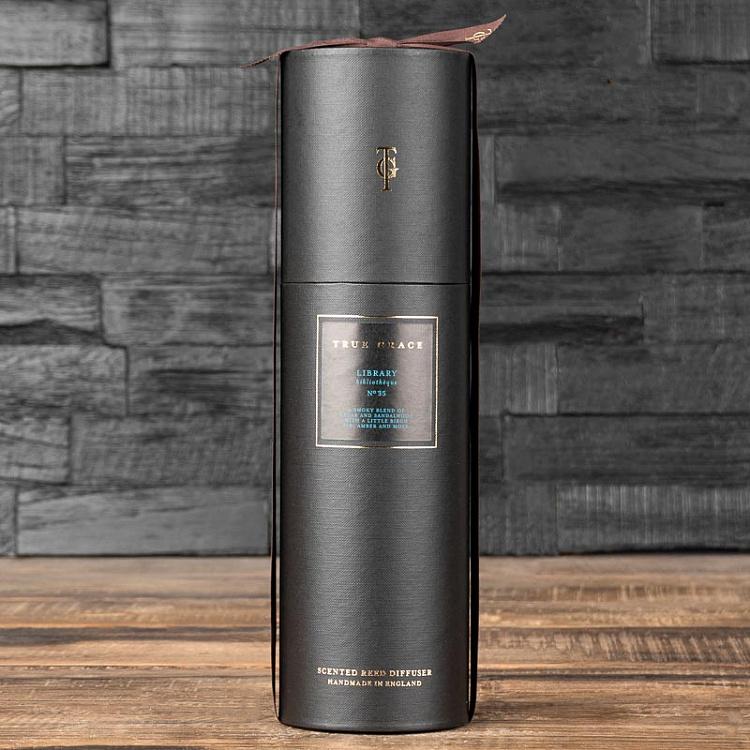 Аромадиффузор набор (палочки, жидкость, бутылочка) Библиотека, 200 мл Small Reed Diffuser Library 200 ml