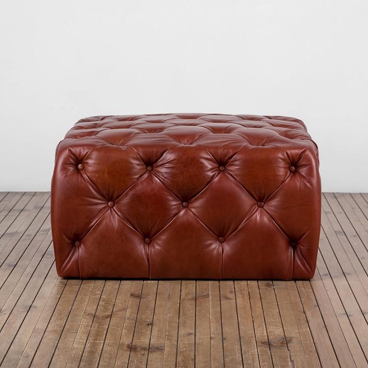 Квадратный пуфик Бенсон, M Benson Footstool Square Medium