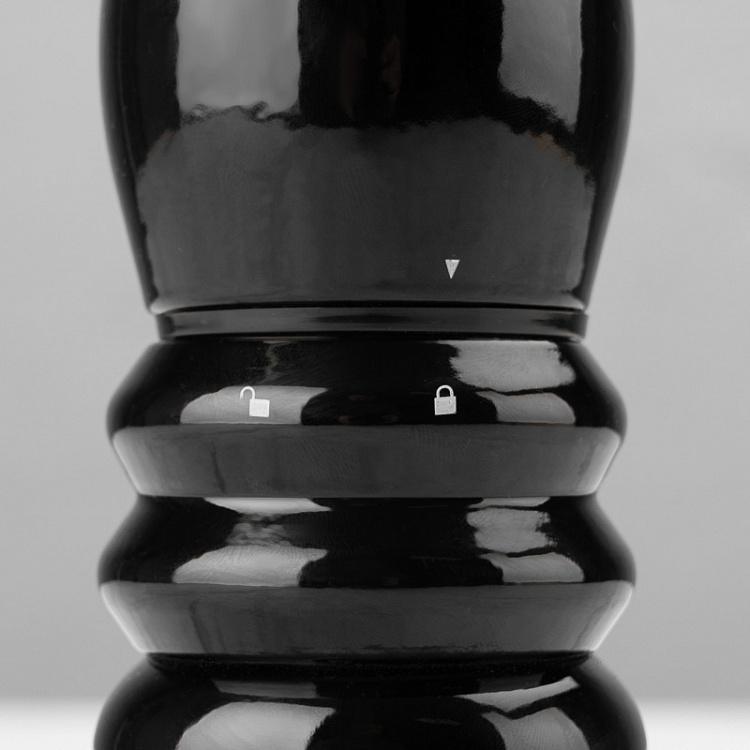 Электрическая мельница для соли Париж, чёрный лак Paris Electric Salt Mill Black Gloss