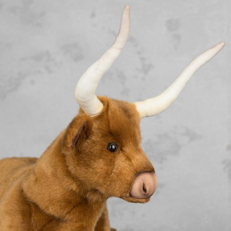 Мягкая игрушка Лежащий бык Bull Lying