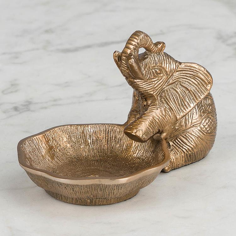 Подставка для мелочей Слон у водопоя Elephant Trinket Tray