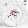 Тарелка New Year Bells Dinner Plate