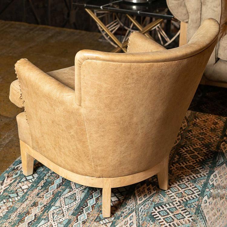 Кресло Профессор КоМоК (Компакт Модерн Классик) Бейсбол F287 Comoc Professor Armchair With Baseball Stitch