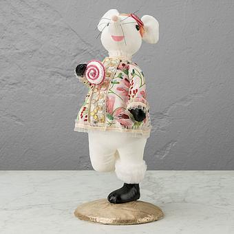 Floral White Mouse With Dress