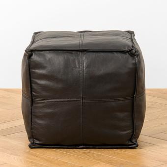 Пуфик Marceau Footstool натуральная кожа Black Marceau