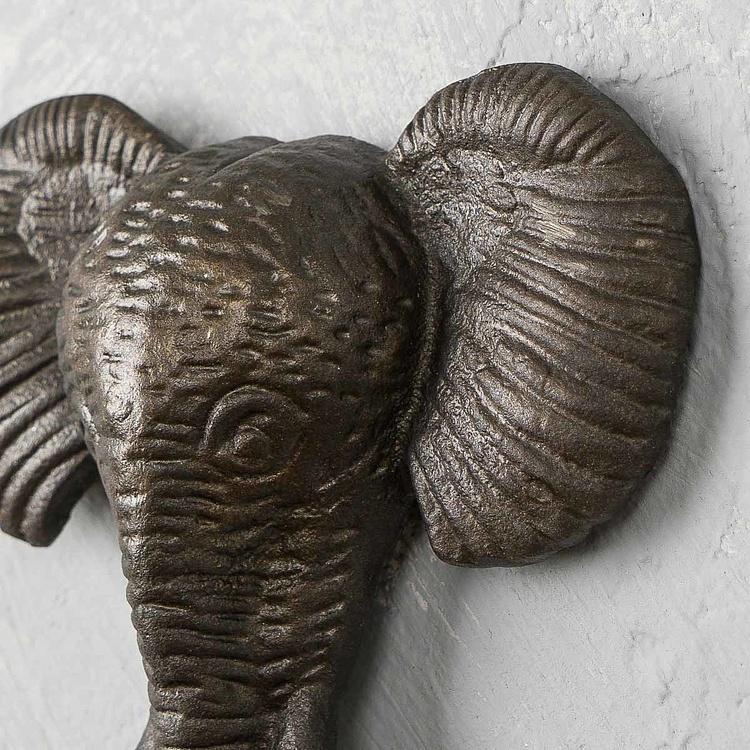 Чугунный крючок Слон Elephant Cast Iron Hook