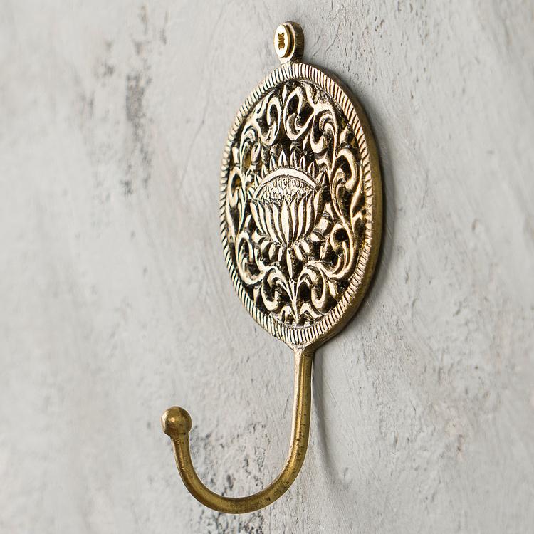 Крючок Бенарас в стиле бохо Benaras Solid Brass Boho Hook