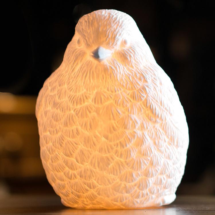 Фарфоровая настольная лампа Птичка Porcelain Bird Lamp