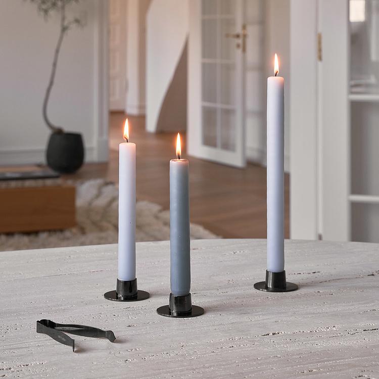 Металлический подсвечник матовый, M Candle Holder Medium Matt