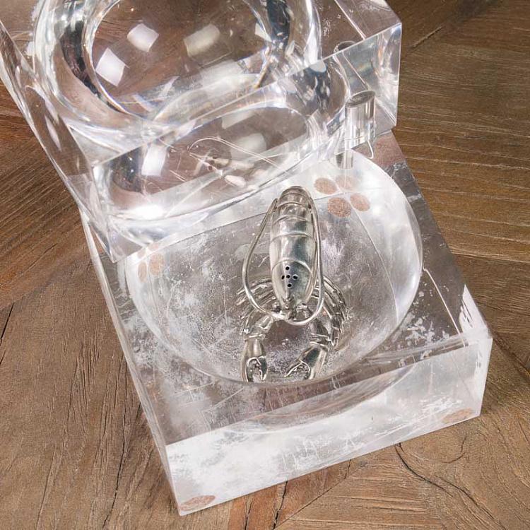 Статуэтка Элегантный куб со сферой внутри, S Elegant Cube With Sphere Small