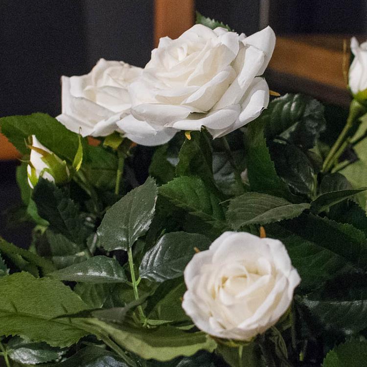 Искусственное дерево с белыми розами, L Rose Ball Tree White 150 cm