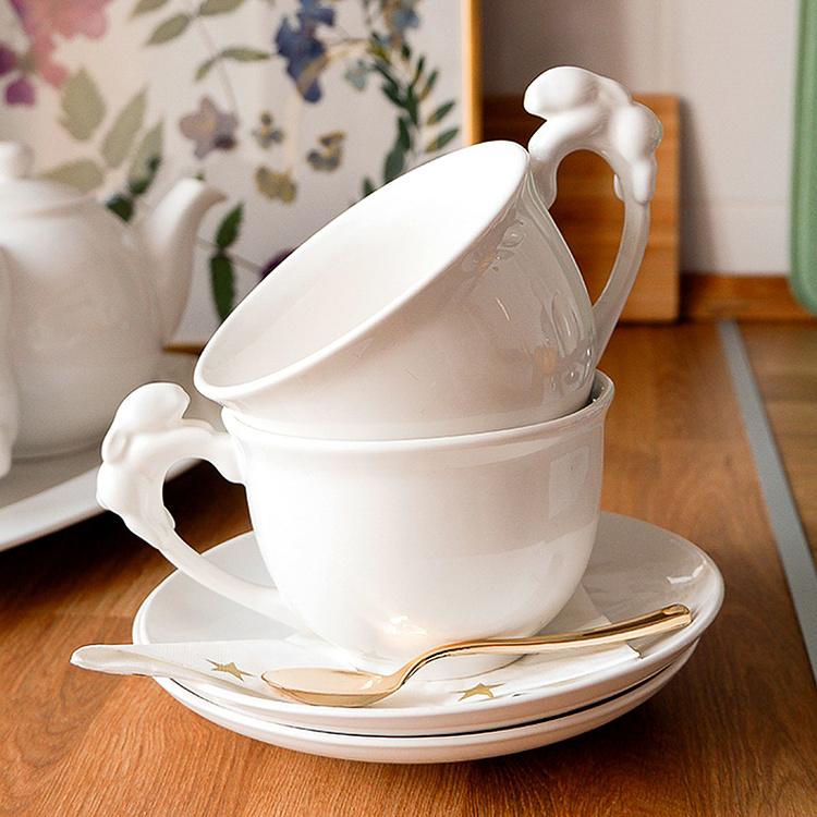 Чайная пара Белый кролик White Rabbit Tea Cup And Saucer
